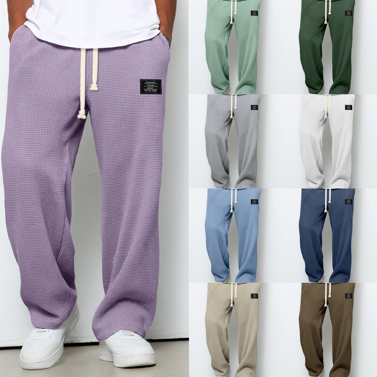 Samuel | Pantalón ancho con cintura regulable
