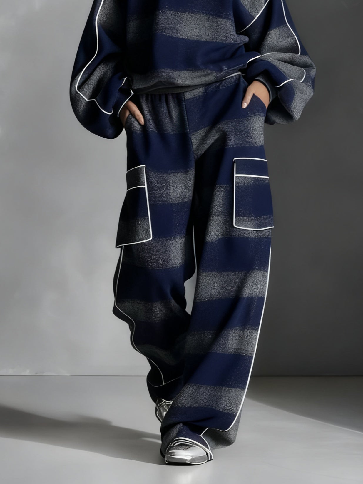 ASCEND| Conjunto Cuadros Gris y azul