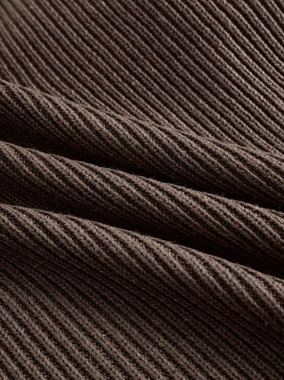 Louise | Vestido de punto cálido con cuello alto y volantes