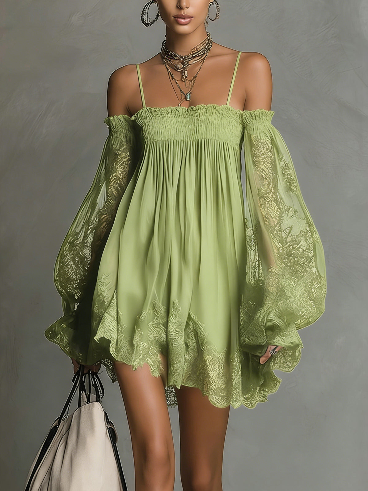 Noemi – Vestido Mini Chiffon