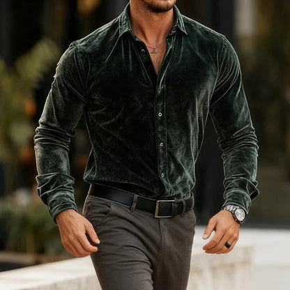 Vellano | Camisa de terciopelo premium