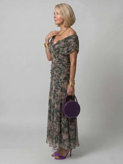 Calen | Vestido Midi Off Shoulder