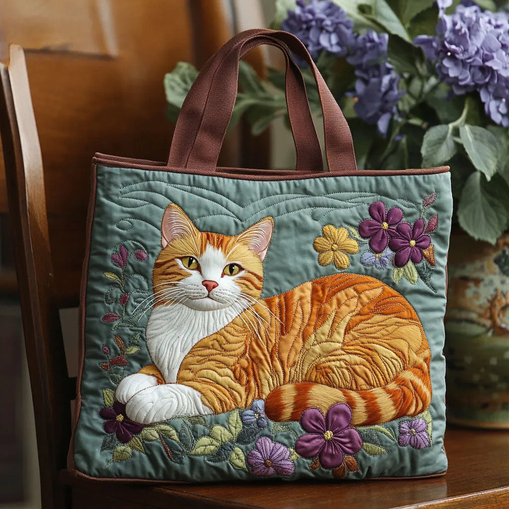 Eva · Bolso de Mano Artesanal con Gatos