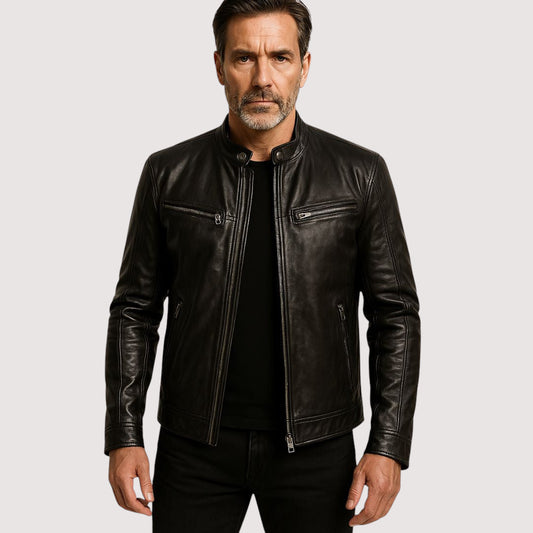 Massimo │ Chaqueta de cuero premium para hombre