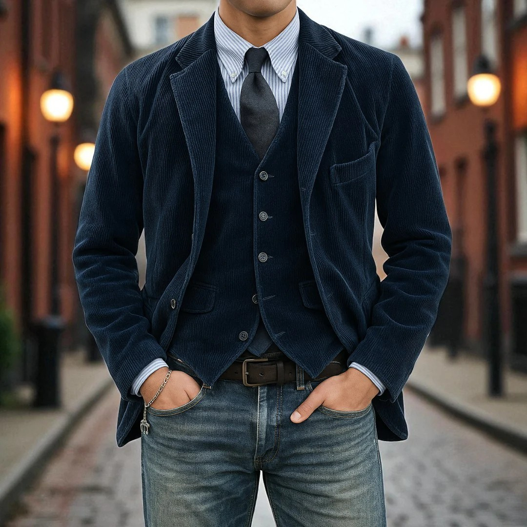 Tommy | Conjunto 2 piezas: Blazer + Chaleco