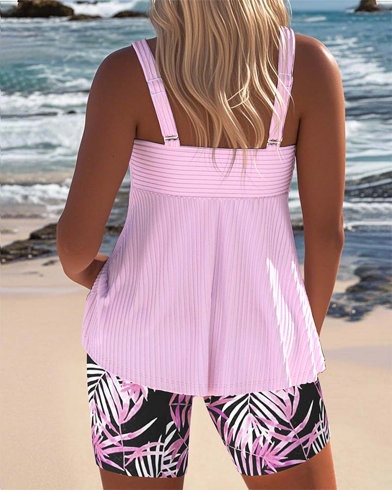 Carmen - Conjunto tankini de color