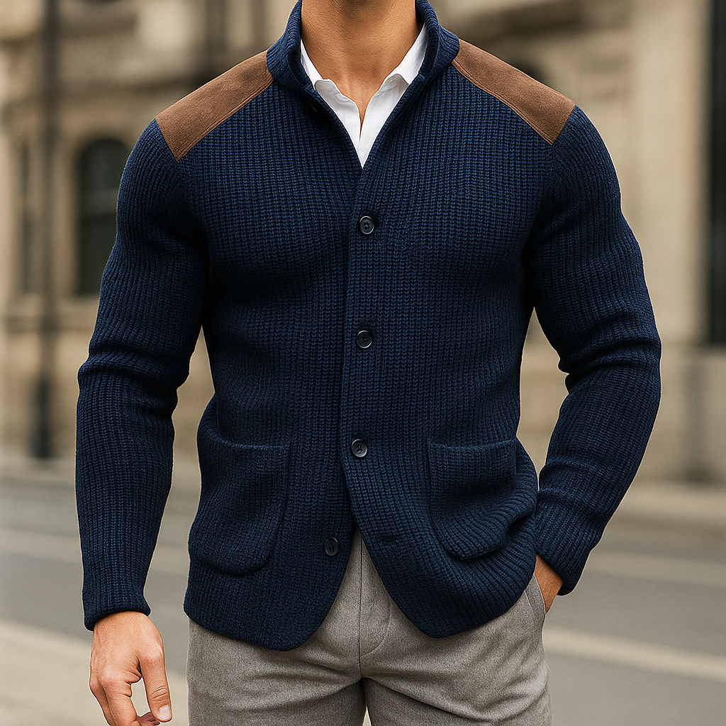 Blazer de punto texturizado Rossi Roma