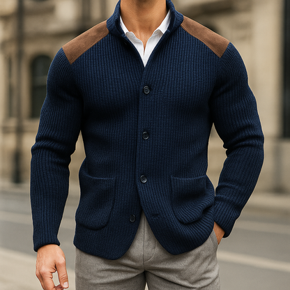 Blazer de punto texturizado Rossi Roma