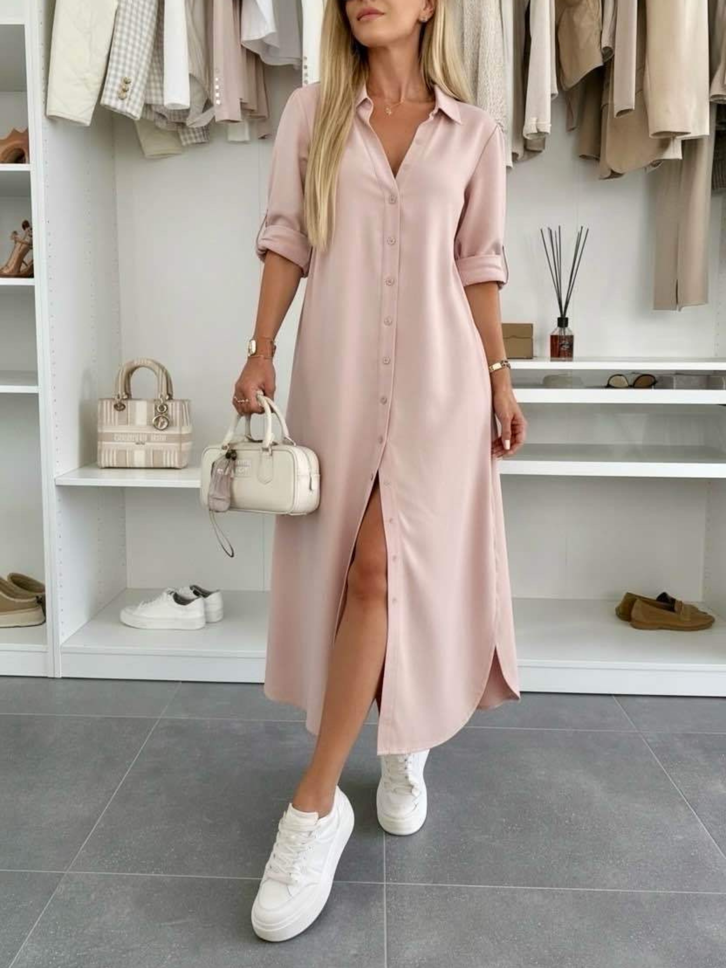 Noa | Vestido camisero oversize elegante