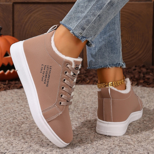 PLUSHPRINT  | Zapatillas térmicas casual de mujer