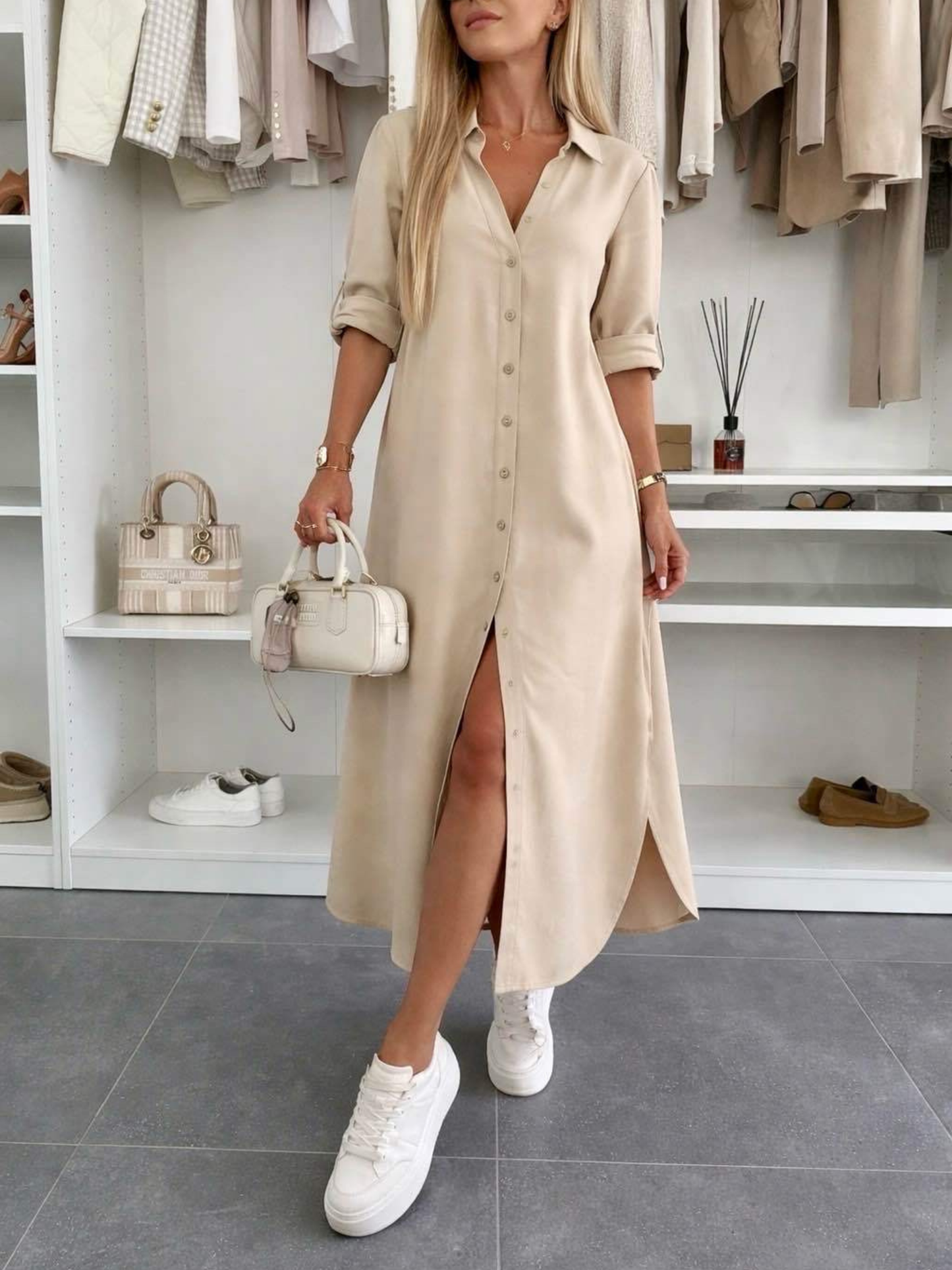Noa | Vestido camisero oversize elegante