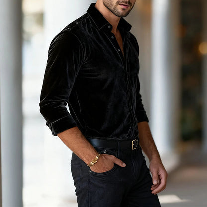 Vellano | Camisa de terciopelo premium