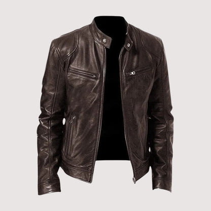 Massimo │ Chaqueta de cuero premium para hombre