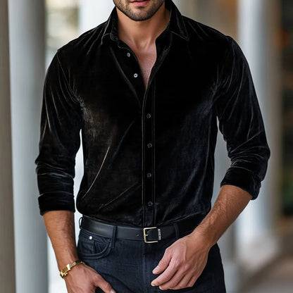 Vellano | Camisa de terciopelo premium