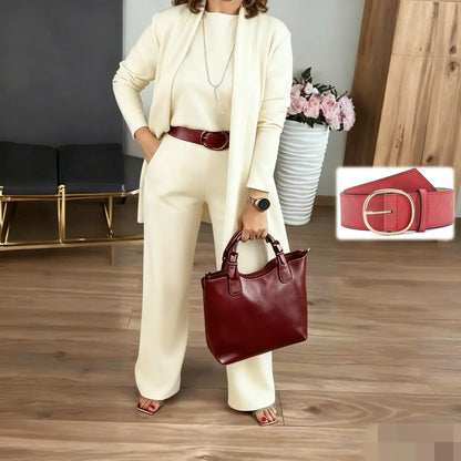Valeria | Conjunto de 3 Piezas Elegante y Fluido