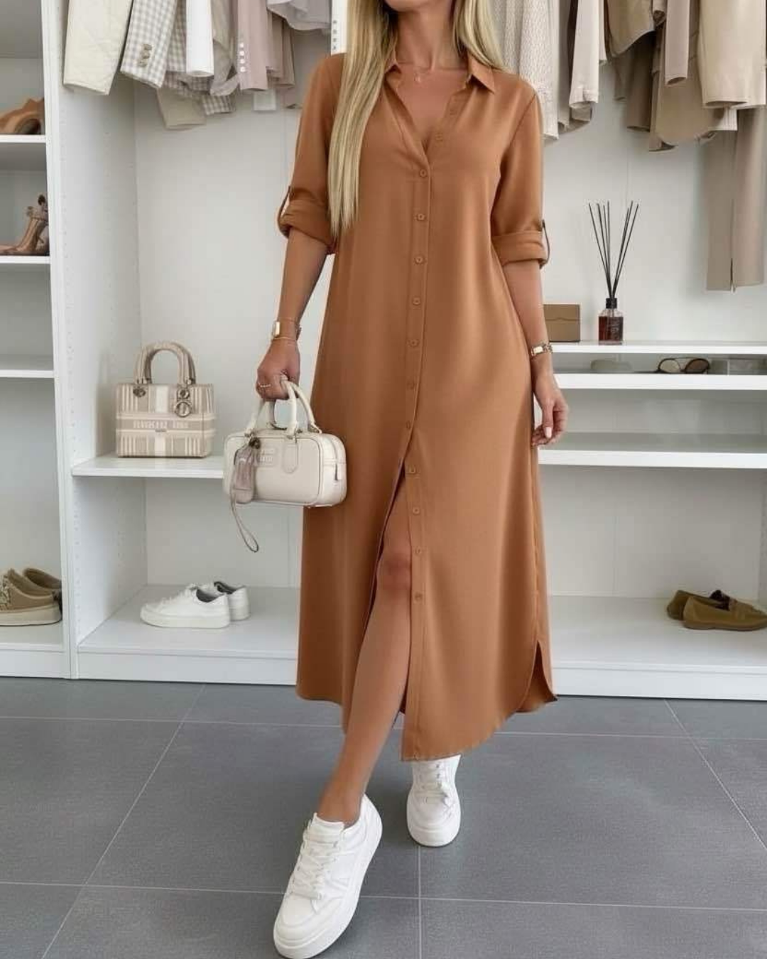 Noa | Vestido camisero oversize elegante