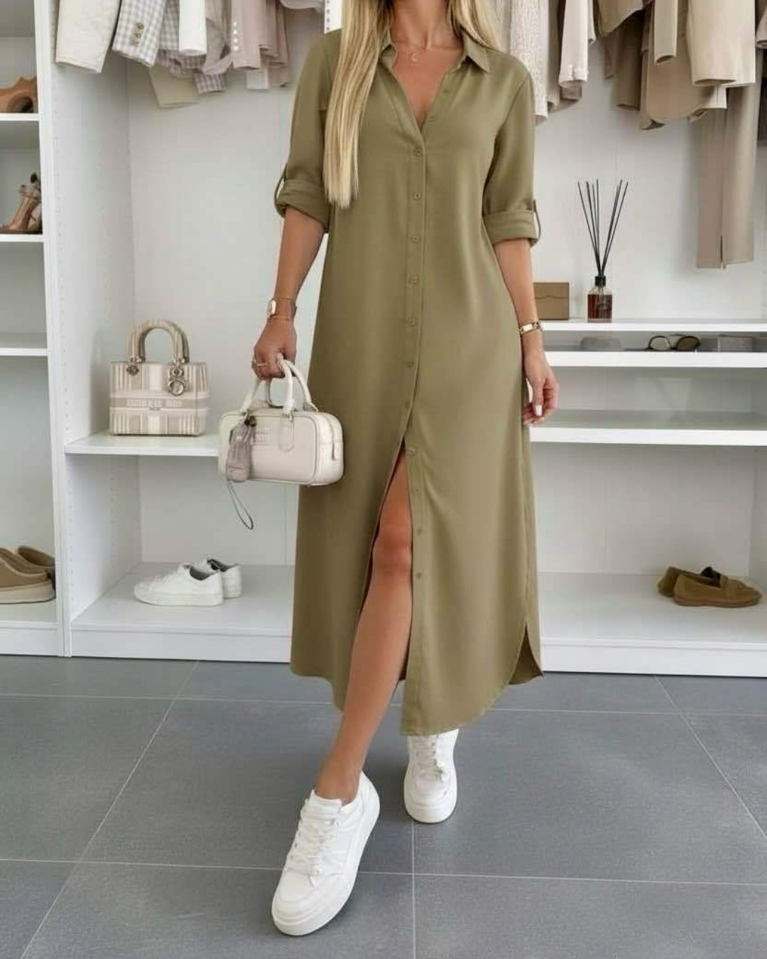 Noa | Vestido camisero oversize elegante