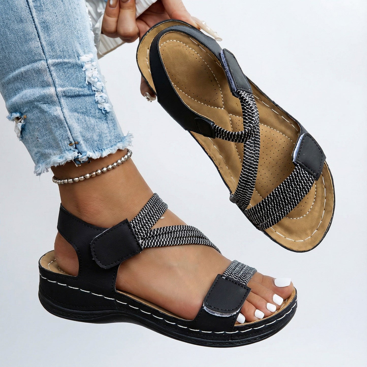 Juanita · Sandalias Ortopédicas de Confort Verano