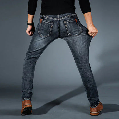 Jeans fuselados elásticos 4 direcciones para hombre