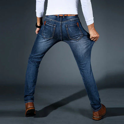 Jeans fuselados elásticos 4 direcciones para hombre