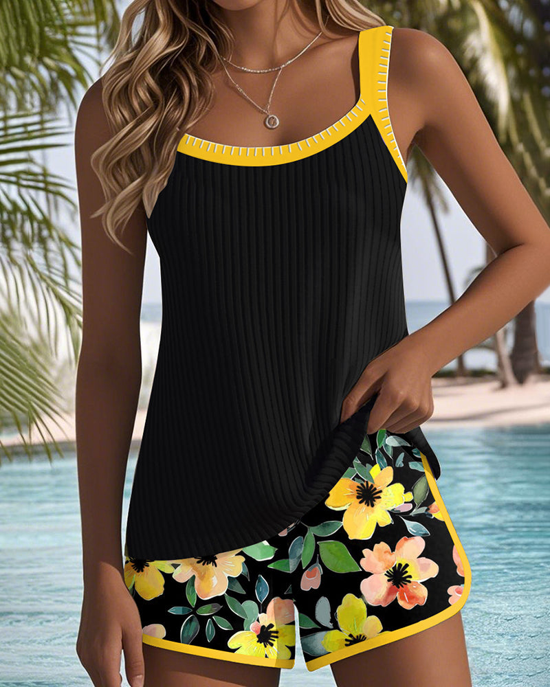 Paloma - Conjunto tankini elegante en dos piezas
