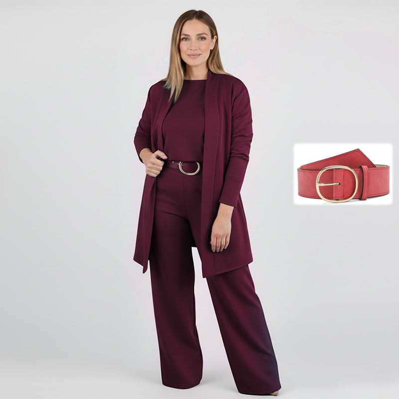 Valeria | Conjunto de 3 Piezas Elegante y Fluido
