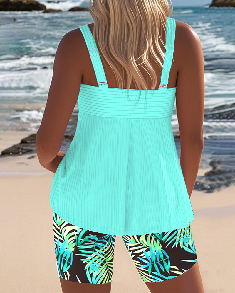 Carmen - Conjunto tankini de color