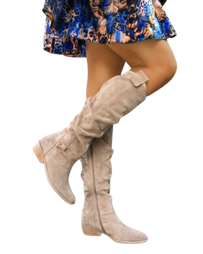 Zavira | Elegantes y cálidas botas de ante para mujer