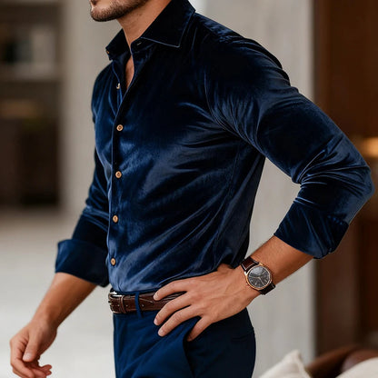 Vellano | Camisa de terciopelo premium