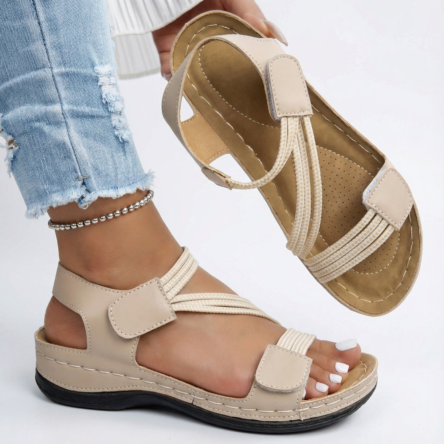 Juanita · Sandalias Ortopédicas de Confort Verano