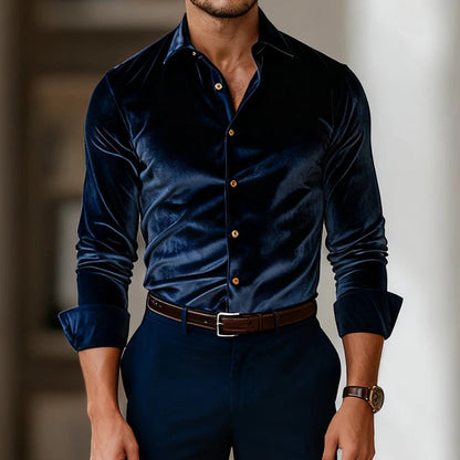 Vellano | Camisa de terciopelo premium