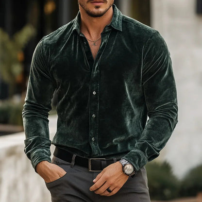 Vellano | Camisa de terciopelo premium