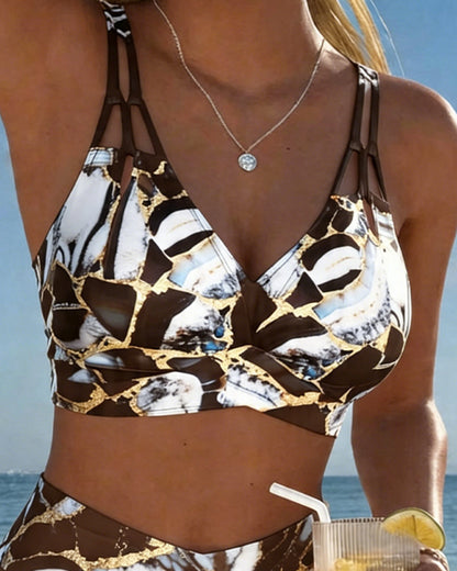 Bikini Bretelle Découpe Créateur