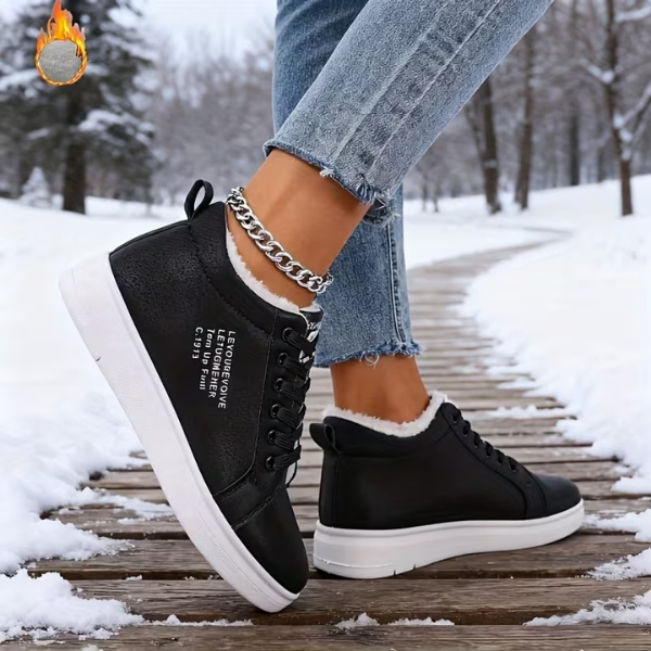 PLUSHPRINT  | Zapatillas térmicas casual de mujer