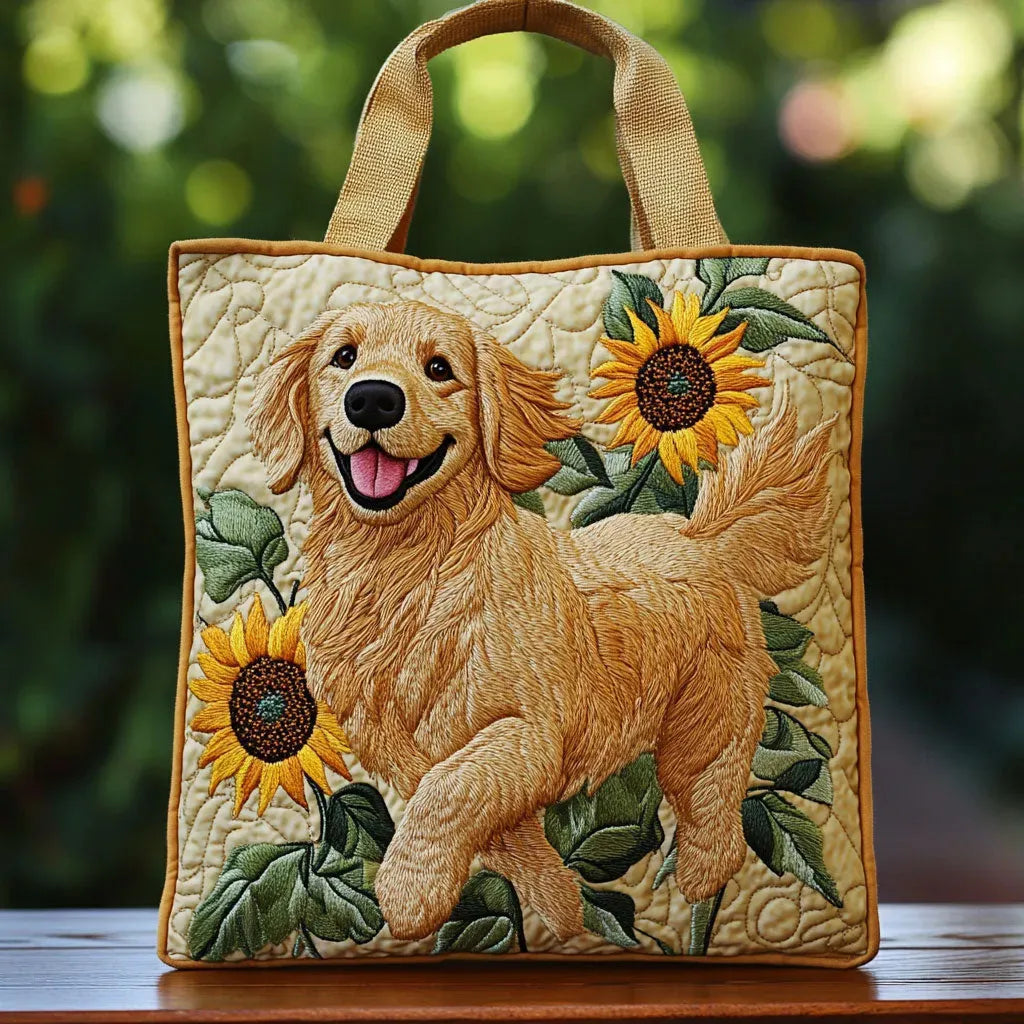 Gloria · Bolso Tote Artesanal en Terciopelo Dorado