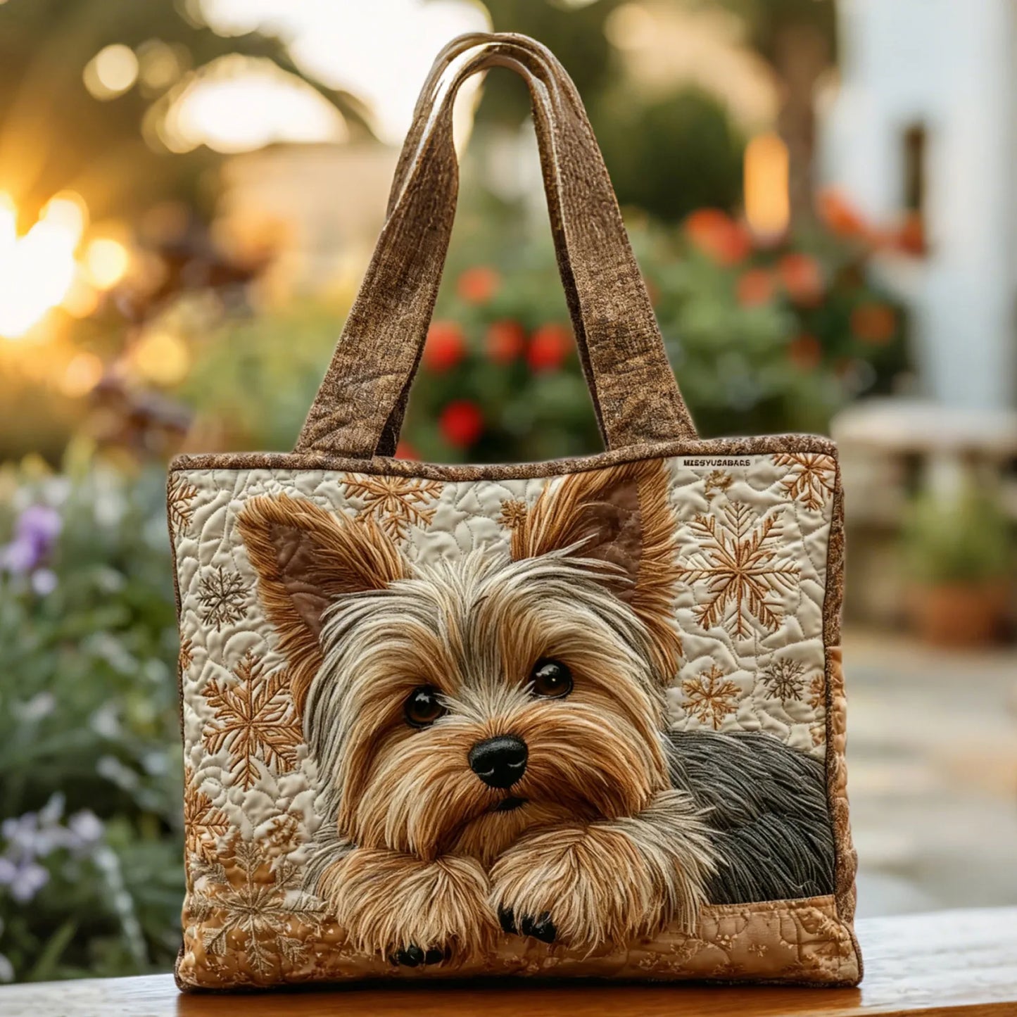 Beatriz · Bolso Tote Artesanal Yorkshire Terrier