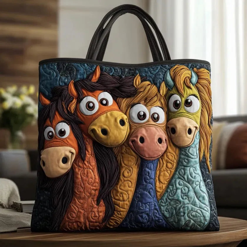 Isabel · Bolso Tote Artesanal con Poni