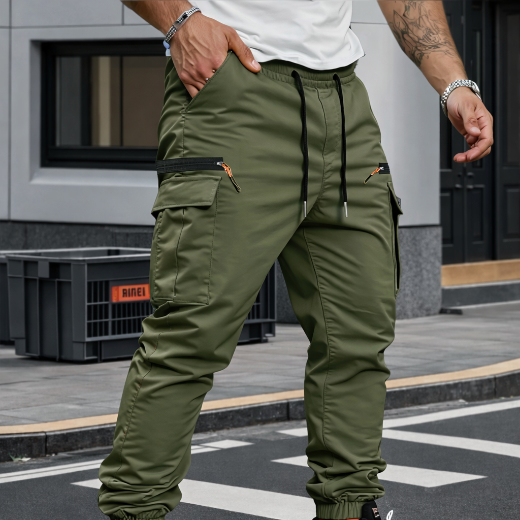 Beeckhoven | Pantalón Jogger Cargo Elástico para Hombre