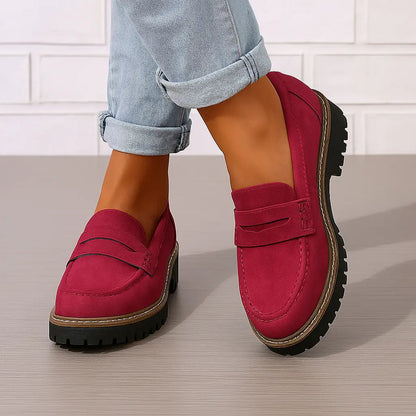 Nadia | Mocasines de ante elegantes