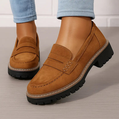 Nadia | Mocasines de ante elegantes