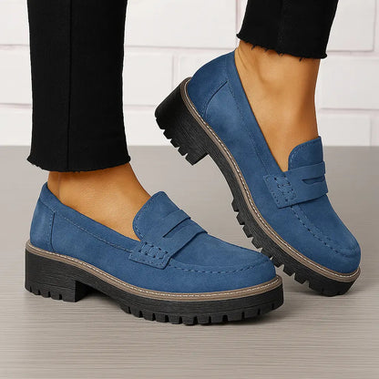 Nadia | Mocasines de ante elegantes