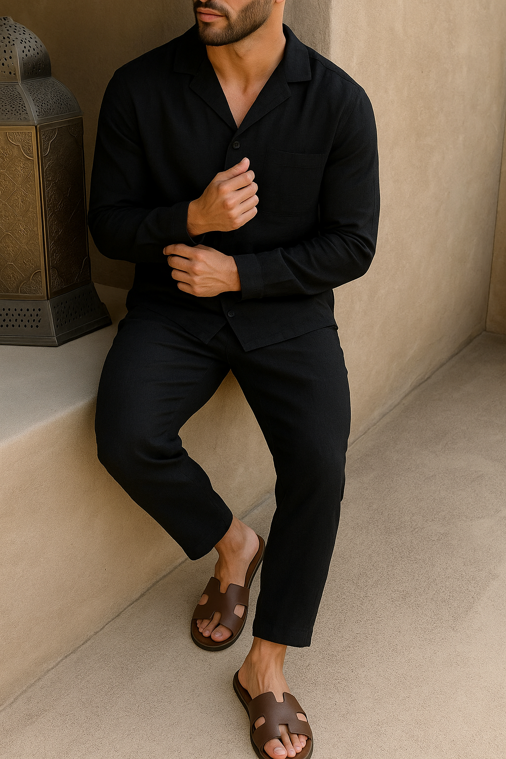 Joe | Conjunto de Lino Elegante