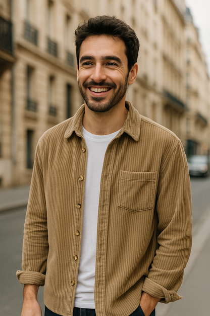 GORGE. Camisa de pana