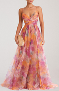 Giselle – Maxi vestido floral elegante