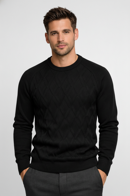 Theodor | Jersey de hombre con diseño de rombos