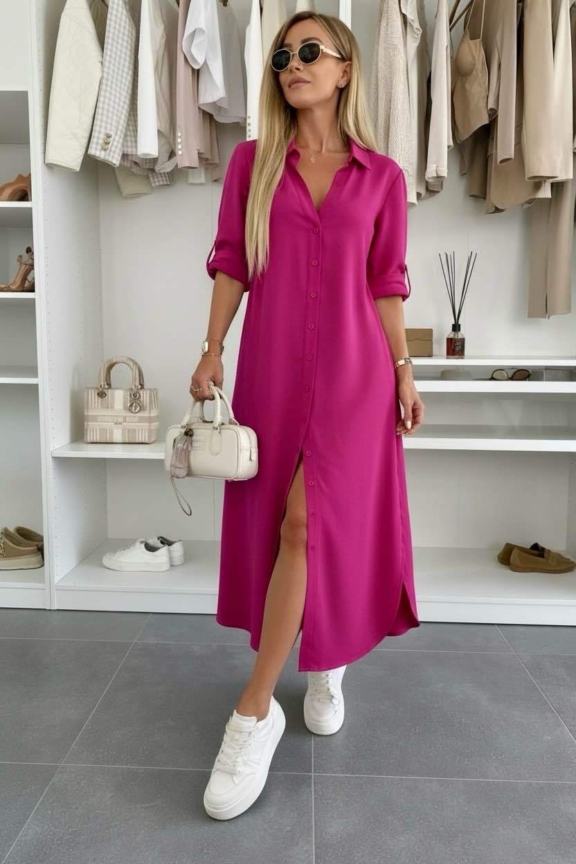 Noa | Vestido camisero oversize elegante
