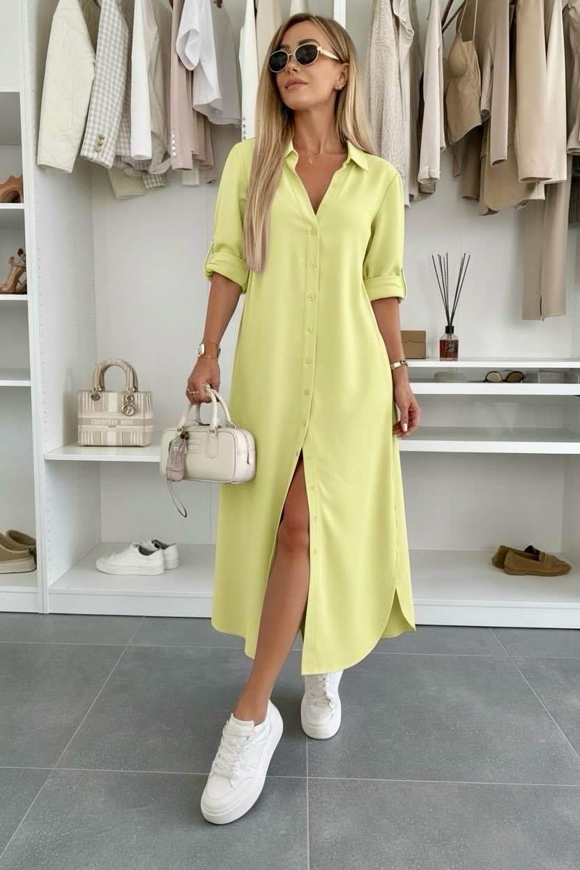 Noa | Vestido camisero oversize elegante