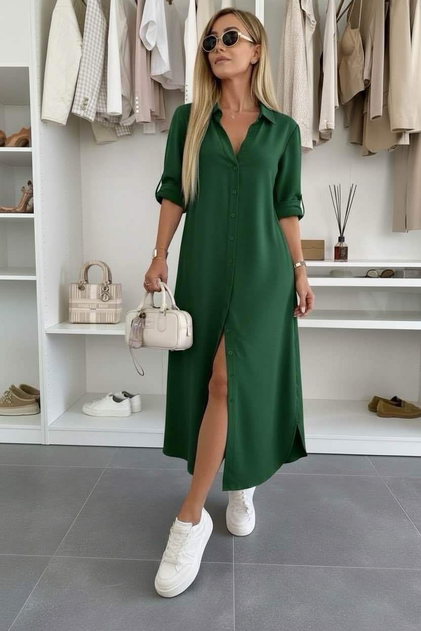Noa | Vestido camisero oversize elegante
