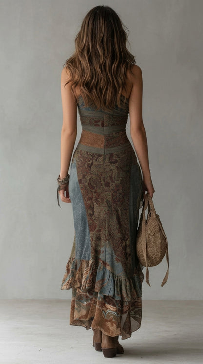 María™ | Vestido asimétrico con abertura lateral