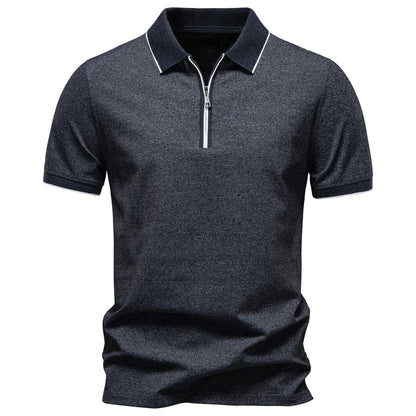 Beeckhoven | Polo elegante para hombre con cremallera